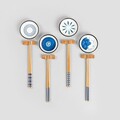 Set 12 piese pentru servire sushi Kioto, Homla, 22 cm, ceramica/bambus, multicolor
