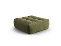 Taburet, Bloom-184, Micadoni Home, 110x101x42 cm, catifea, verde deschis