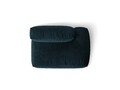 Modul dreapta pentru canapea, 2 locuri, Martina-120, Micadoni Home, 133x106x75 cm, catifea, albastru petrol inchis