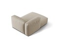 Sezlong modular living stanga 1 loc, Martina-169, Micadoni Home, 176x123x75 cm, tesatura structurata catifelata, bej deschis