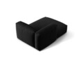 Sezlong modular living stanga 1 loc, Martina-169, Micadoni Home, 176x123x75 cm, tesatura structurata catifelata, negru
