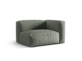 Modul dreapta pentru canapea, 1 loc, Martina-169, Micadoni Home, 121x106x75 cm, tesatura structurata catifelata, verde muschi