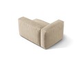 Modul stanga pentru canapea, 1 loc, Martina-120, Micadoni Home, 121x106x75 cm, catifea, bej deschis