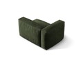 Modul stanga pentru canapea, 1 loc, Martina-120, Micadoni Home, 121x106x75 cm, catifea, verde