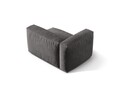 Modul stanga pentru canapea, 1 loc, Martina-120, Micadoni Home, 121x106x75 cm, catifea, gri