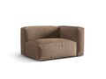 Modul dreapta pentru canapea, 1 loc, Martina-120, Micadoni Home, 121x106x75 cm, catifea, bej inchis