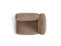 Modul dreapta pentru canapea, 1 loc, Martina-120, Micadoni Home, 121x106x75 cm, catifea, bej inchis