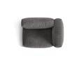 Modul dreapta pentru canapea, 1 loc, Martina-120, Micadoni Home, 121x106x75 cm, catifea, gri
