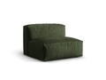 Modul pentru canapea, 1 loc, Martina-120, Micadoni Home, 92x106x75 cm, catifea, verde
