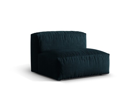 Modul pentru canapea, 1 loc, Martina-120, Micadoni Home, 92x106x75 cm, catifea, petrol inchis