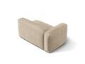 Modul stanga pentru canapea, 1 loc, Martina-120, Micadoni Home, 160x106x75 cm, catifea, bej deschis