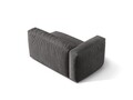 Modul stanga pentru canapea, 1 loc, Martina-120, Micadoni Home, 160x106x75 cm, catifea, gri