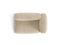 Modul dreapta pentru canapea, 1 loc, Martina-120, Micadoni Home, 160x106x75 cm, catifea, bej deschis