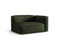 Modul dreapta pentru canapea, 1 loc, Martina-120, Micadoni Home, 160x106x75 cm, catifea, verde
