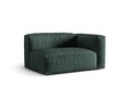 Modul dreapta pentru canapea, 1 loc, Martina-120, Micadoni Home, 160x106x75 cm, catifea, petrol
