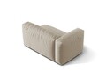 Modul stanga pentru canapea, 1 loc, Martina-169, Micadoni Home, 160x106x75 cm, tesatura structurata catifelata, bej deschis