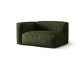 Modul stanga pentru canapea, 1 loc, Martina-169, Micadoni Home, 160x106x75 cm, tesatura structurata catifelata, verde