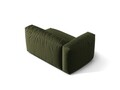 Modul stanga pentru canapea, 1 loc, Martina-169, Micadoni Home, 160x106x75 cm, tesatura structurata catifelata, verde