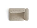 Modul dreapta pentru canapea, 1 loc, Martina-169, Micadoni Home, 160x106x75 cm, tesatura structurata catifelata, bej deschis