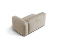 Modul dreapta pentru canapea, 1 loc, Martina-169, Micadoni Home, 160x106x75 cm, tesatura structurata catifelata, bej deschis