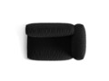 Modul dreapta pentru canapea, 1 loc, Martina-169, Micadoni Home, 160x106x75 cm, tesatura structurata catifelata, negru