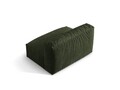 Modul pentru canapea, 1 loc, Martina-120, Micadoni Home, 132x106x75 cm, catifea, verde