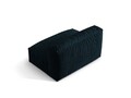 Modul pentru canapea, 1 loc, Martina-120, Micadoni Home, 132x106x75 cm, catifea, petrol inchis