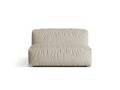 Modul pentru canapea, 1 loc, Martina-169, Micadoni Home, 132x106x75 cm, tesatura structurata catifelata, bej deschis