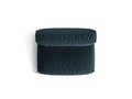 Modul pentru canapea, 1 loc, Martina-169, Micadoni Home, 132x106x75 cm, tesatura structurata catifelata, albastru jeans