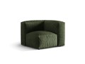 Modul pentru canapea, 1 loc, Martina-120, Micadoni Home, 100x100x75 cm, catifea, verde