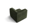 Modul pentru canapea, 1 loc, Martina-120, Micadoni Home, 100x100x75 cm, catifea, verde