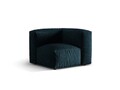 Modul pentru canapea, 1 loc, Martina-120, Micadoni Home, 100x100x75 cm, catifea, petrol inchis
