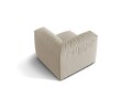 Modul pentru canapea, 1 loc, Martina-169, Micadoni Home, 100x100x75 cm, tesatura structurata catifelata, bej deschis