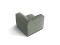 Modul pentru canapea, 1 loc, Martina-169, Micadoni Home, 100x100x75 cm, tesatura structurata catifelata, verde muschi
