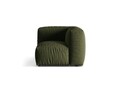 Modul pentru canapea, 1 loc, Martina-169, Micadoni Home, 100x100x75 cm, tesatura structurata catifelata, verde