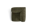 Modul pentru canapea, 1 loc, Martina-212, Micadoni Home, 100x100x75 cm, velur, verde muschi