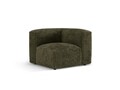 Modul pentru canapea, 1 loc, Martina-212, Micadoni Home, 100x100x75 cm, velur, verde muschi