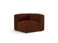 Modul pentru canapea, 1 loc, Martina-212, Micadoni Home, 100x100x75 cm, velur, caramiziu