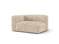 Modul stanga pentru canapea, 1 loc, Martina-212, Micadoni Home, 160x106x75 cm, velur, bej deschis