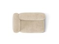 Modul stanga pentru canapea, 1 loc, Martina-212, Micadoni Home, 160x106x75 cm, velur, bej deschis