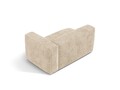 Modul dreapta pentru canapea, 1 loc, Martina-212, Micadoni Home, 160x106x75 cm, velur, bej deschis