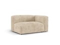 Modul dreapta pentru canapea, 1 loc, Martina-212, Micadoni Home, 160x106x75 cm, velur, bej deschis