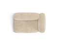 Modul dreapta pentru canapea, 1 loc, Martina-212, Micadoni Home, 160x106x75 cm, velur, bej deschis