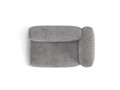 Modul dreapta pentru canapea, 1 loc, Martina-212, Micadoni Home, 160x106x75 cm, velur, gri deschis