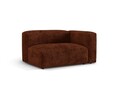 Modul dreapta pentru canapea, 1 loc, Martina-212, Micadoni Home, 160x106x75 cm, velur, caramiziu