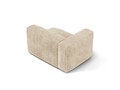 Modul stanga pentru canapea, 1 loc, Martina-212, Micadoni Home, 121x106x75 cm, velur, bej deschis