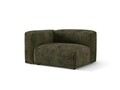 Modul stanga pentru canapea, 1 loc, Martina-212, Micadoni Home, 121x106x75 cm, velur, verde muschi