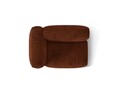Modul stanga pentru canapea, 1 loc, Martina-212, Micadoni Home, 121x106x75 cm, velur, caramiziu