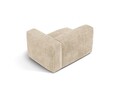 Modul dreapta pentru canapea, 1 loc, Martina-212, Micadoni Home, 121x106x75 cm, velur, bej deschis