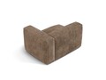 Modul dreapta pentru canapea, 1 loc, Martina-212, Micadoni Home, 121x106x75 cm, velur, maro ghinda